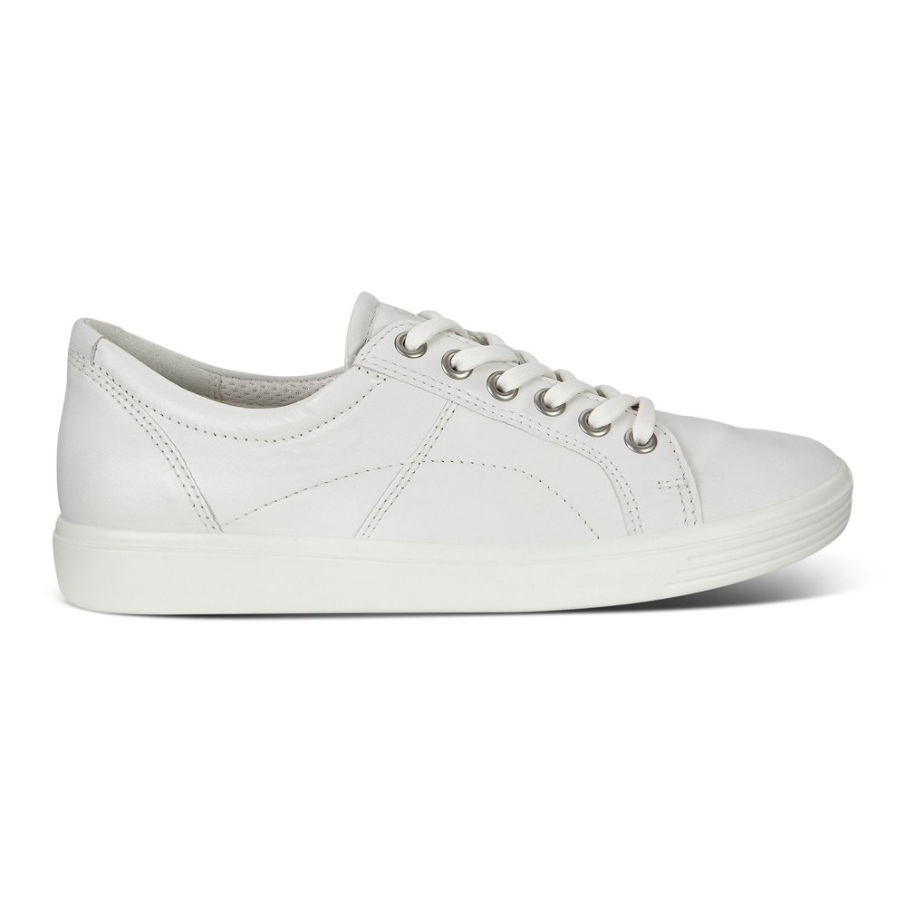 ECCO Womens Sneakers White - Soft Classic - TCD-402597